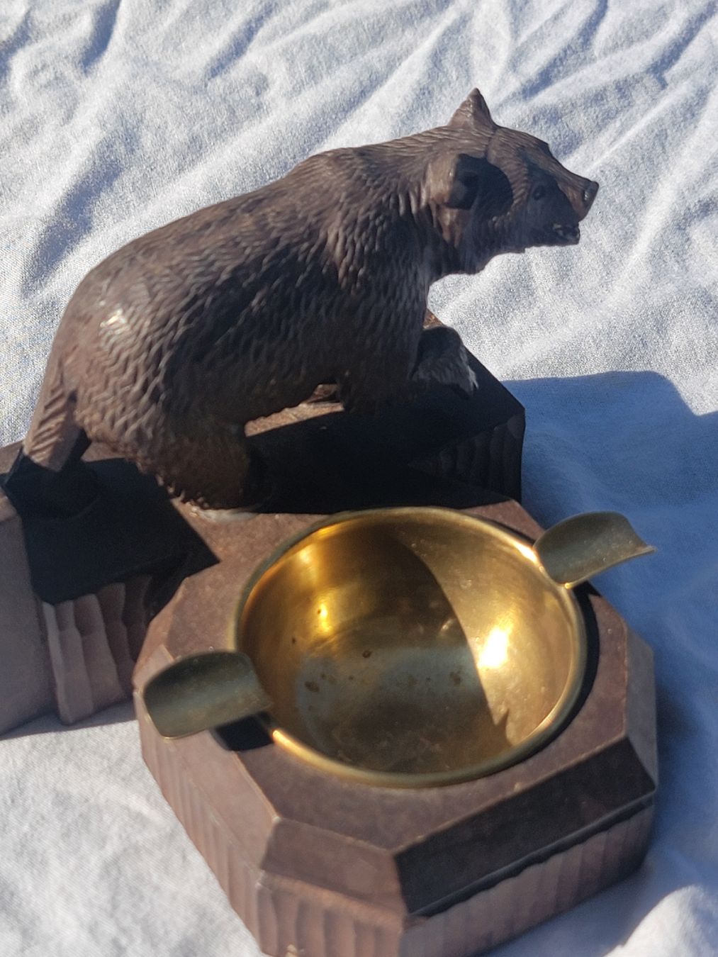 Aschenbecher: Brienzer Bär Aschenbecher Messing – Gebraucht aus Sils im Domleschg von platin01 4