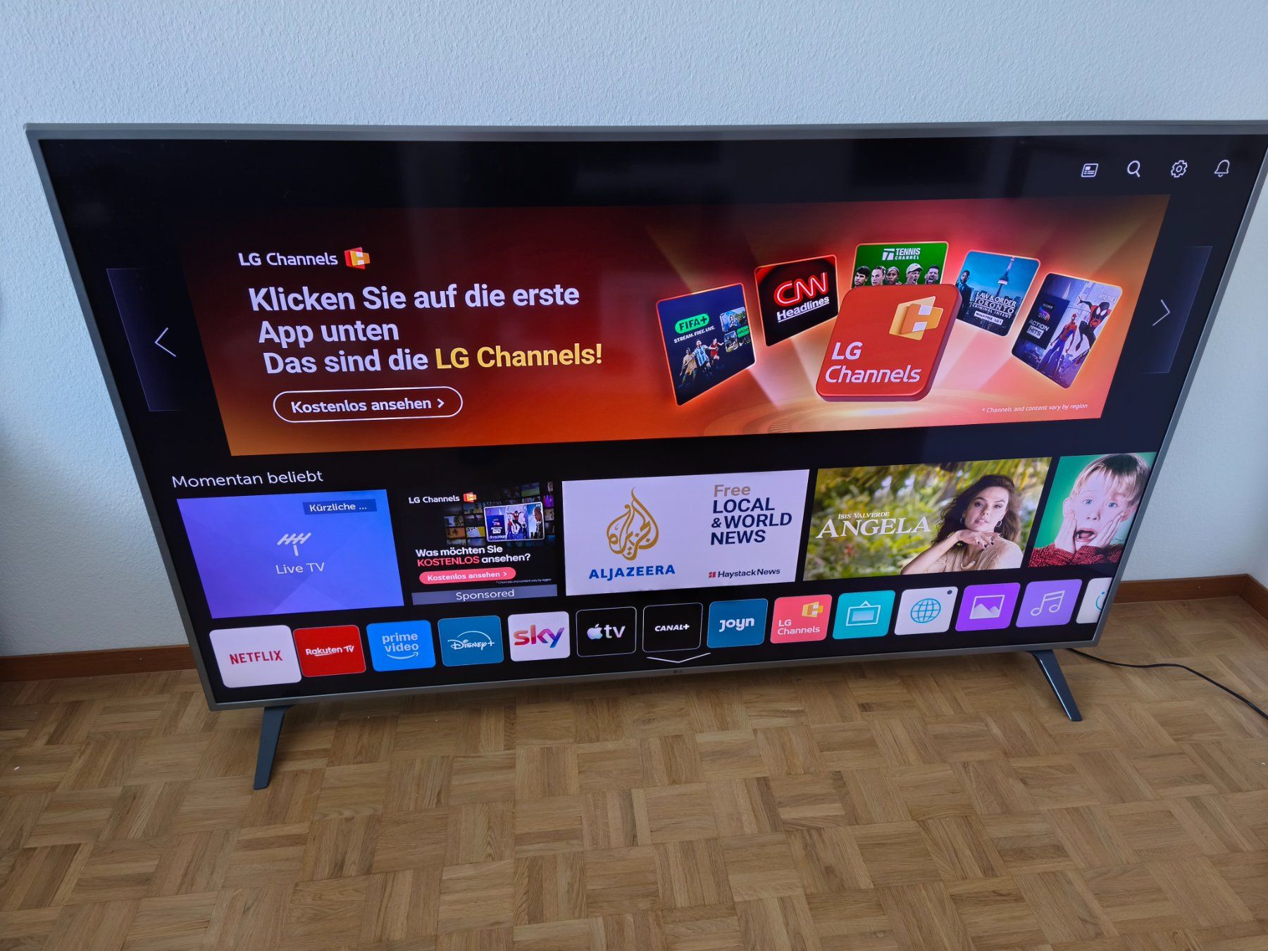 Fernseher: LG 82um7600 smart tv – Gebraucht aus Stein AG von zit_8sh8 2