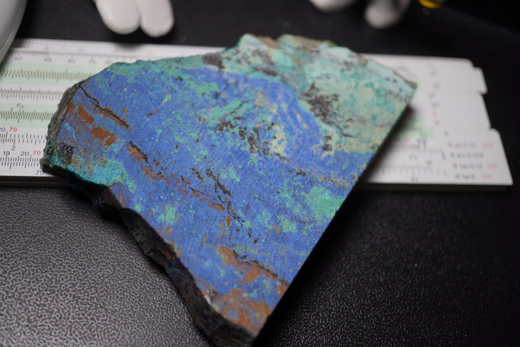 Minerali & Pietre curative: Azurit Mit Malachit Platte USA    alter Bestand – Nuovo e nell'imballaggio originale da Eschenbach SG venduto da topstone 4