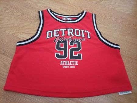 FB Sister Damen Tanktop rot Grösse XS Sportteam Detroit