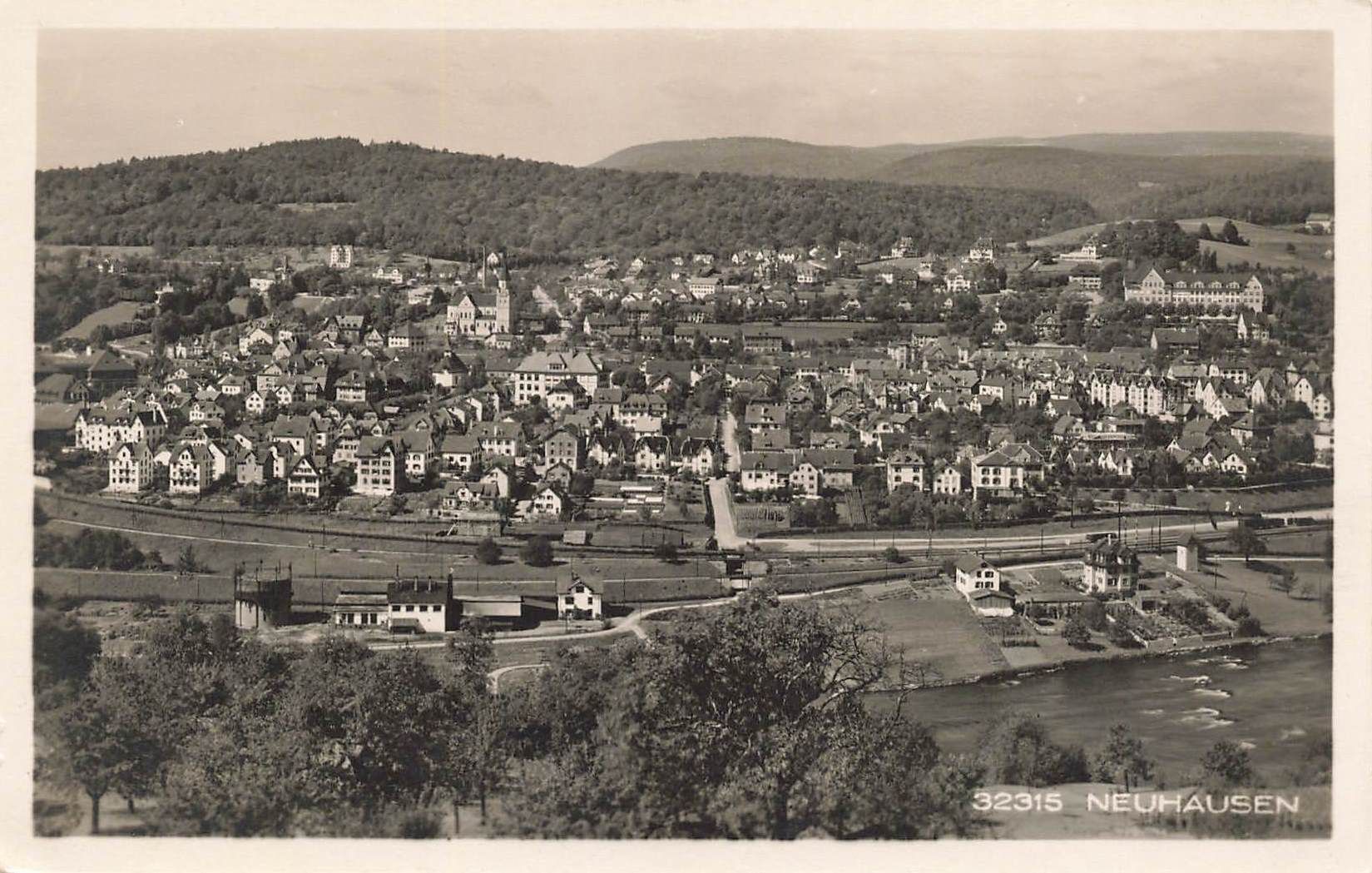 Cartoline postali: Neuhausen – Usato da Biasca venduto da Blenio71