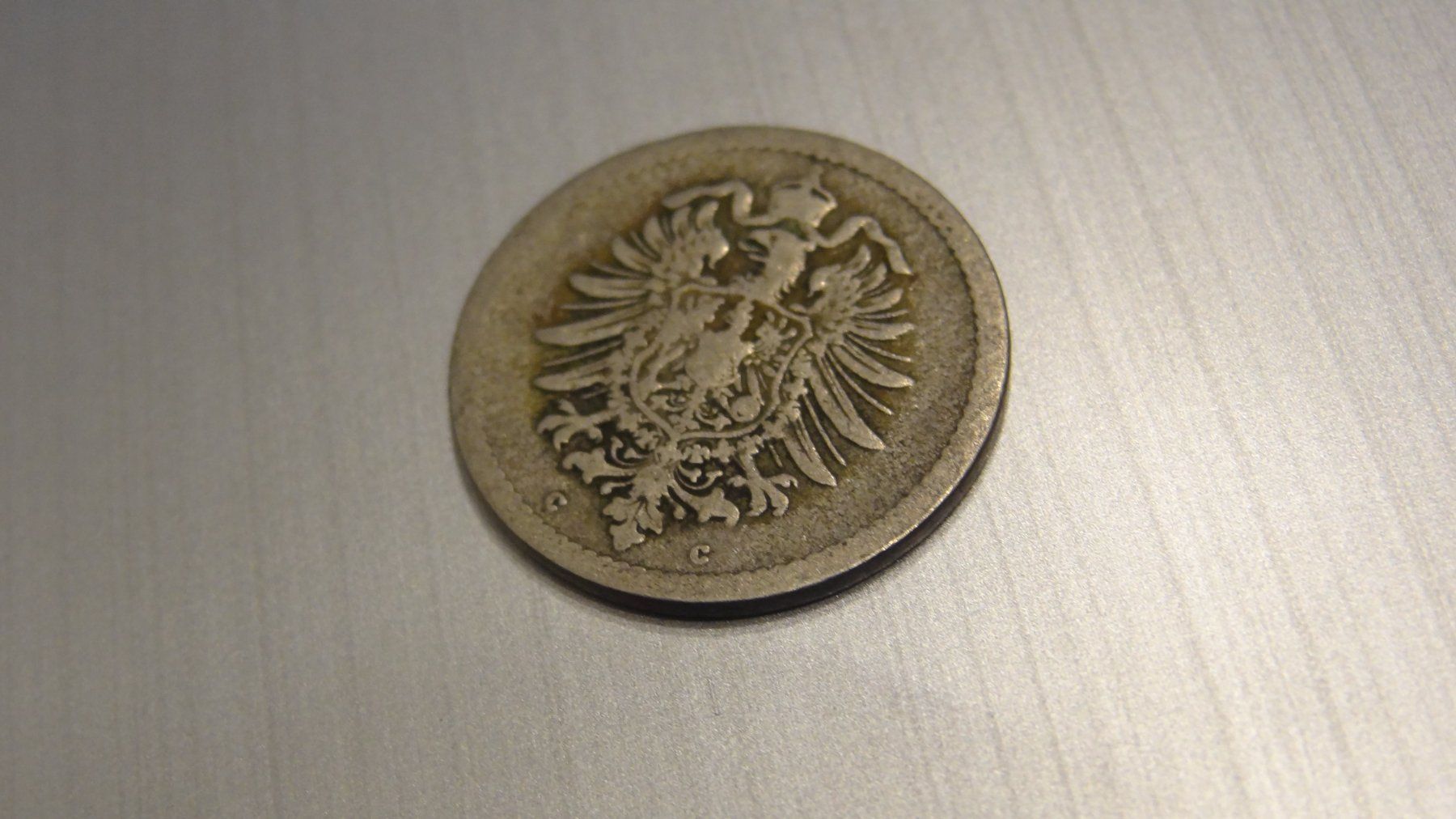 Tutti le monete: 1876 Deutsches Reich 5 Pfennig – Usato da Olten venduto da pechsisa1 1