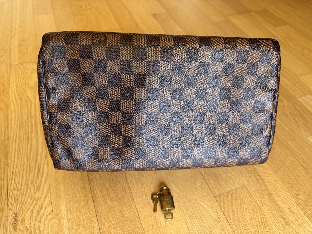 Louis Vuitton Borse da donna: Louis Vuitton Speedy 30, Damier Ebene – Usato da Aesch BL venduto da Micimacko-4 1