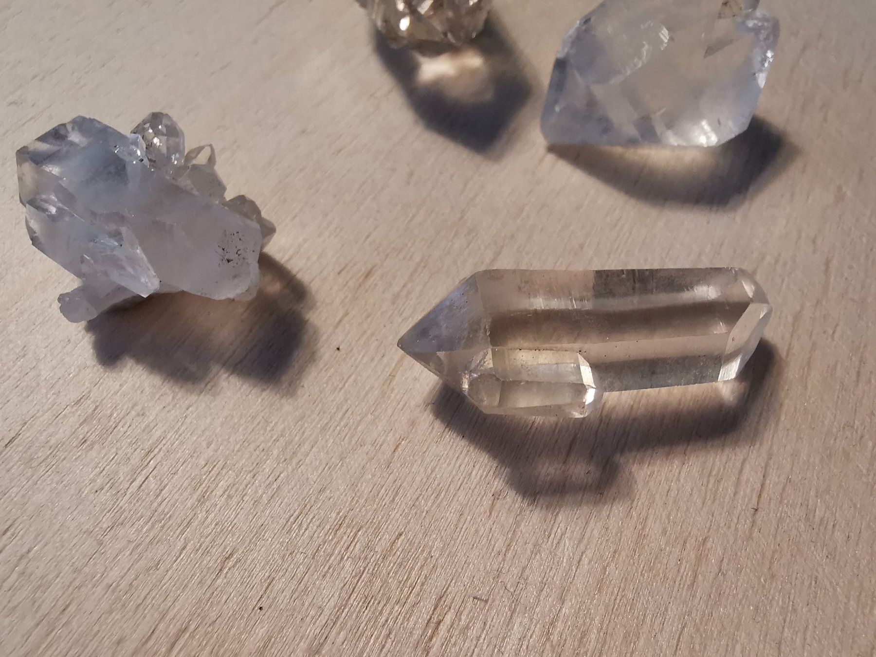 Minerali & Pietre curative: 4 interessante Kristallstufen / Doppelender – Nuovo e nell'imballaggio originale da Dierikon venduto da Buntspecht-10 4
