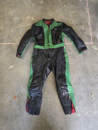HARRO Vintage Motorrad-Lederkombi Einteiler –Made in Germany