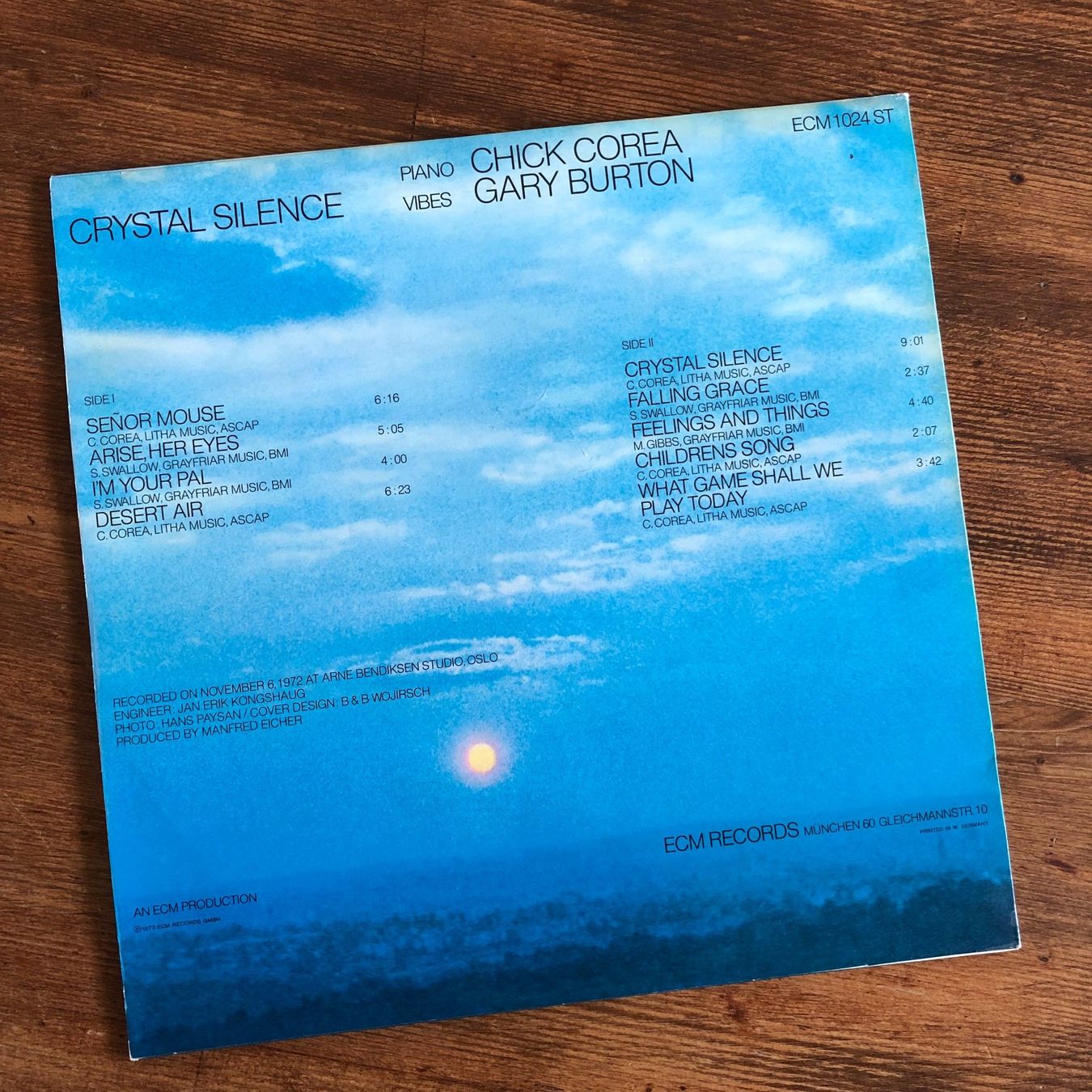 Schallplatten: Gary Burton / Chick Corea ‎– Crystal Silence LP – Gebraucht aus Luzern von Schlafenicht00 1