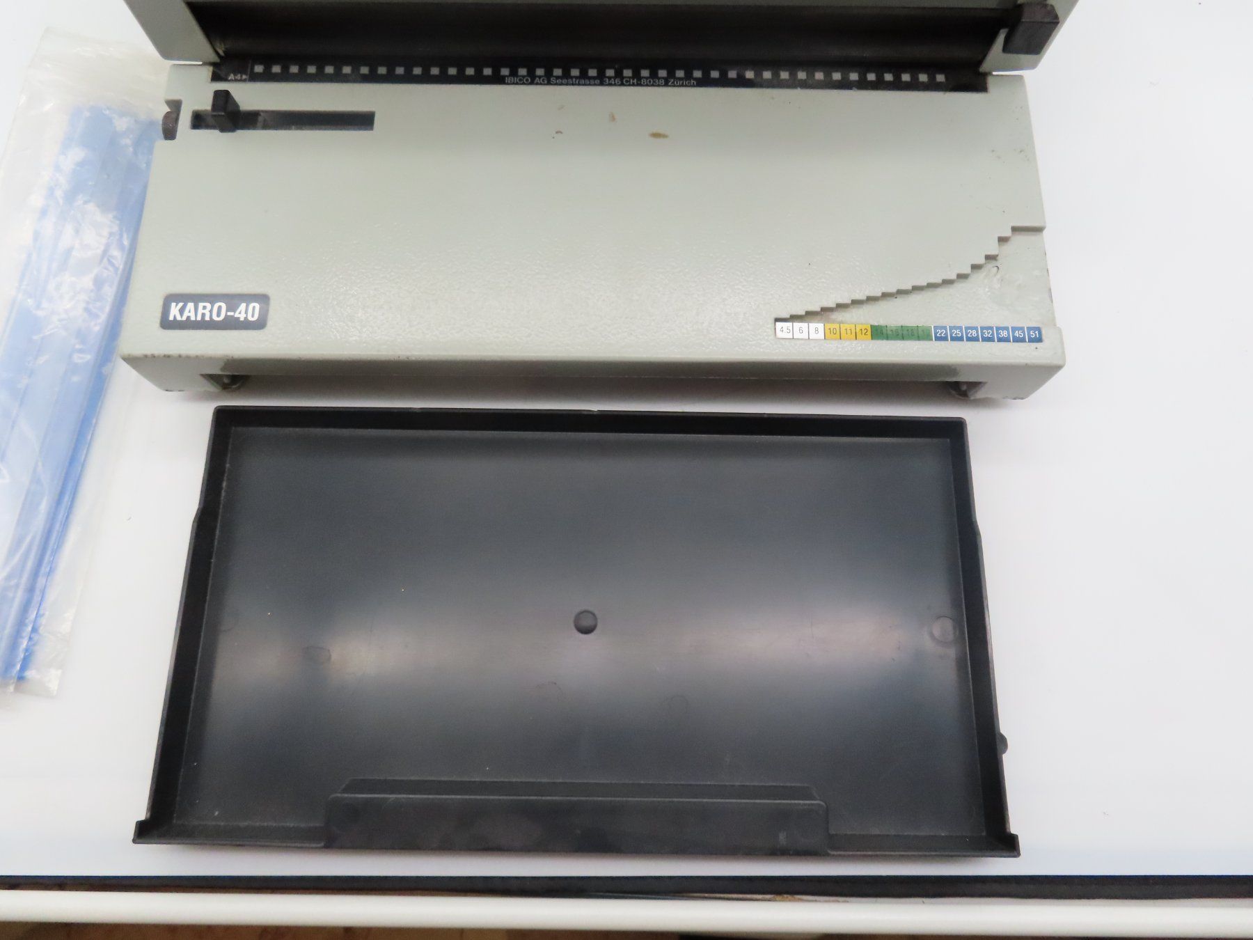 Ibico Machines à relier: Ibico Karo-40 Bindegerät – D'occasion à Reinach BL par WBZ-Flohmarkt 6