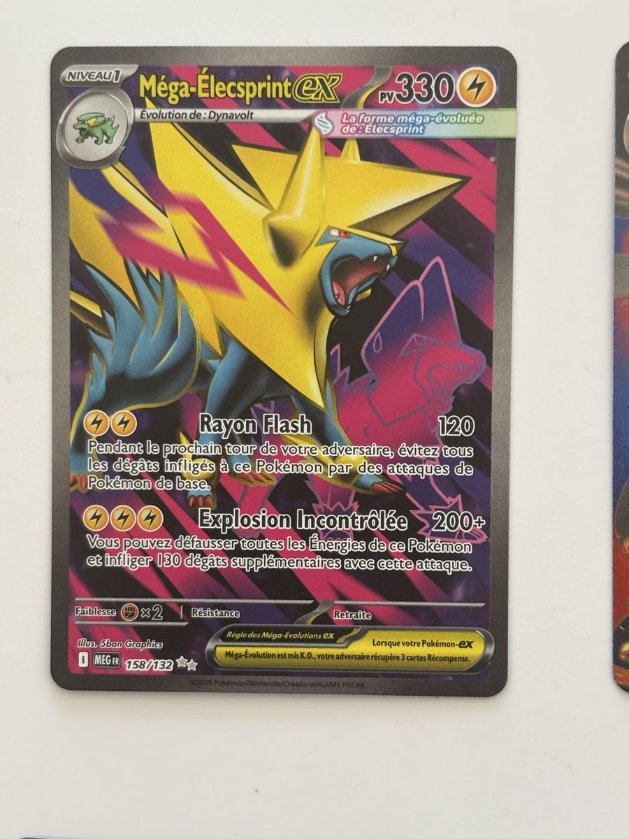 Pokémon Carte collezionabili: Carte Pokémon MEGA ELECSPRINT meg 158 fr – Nuovo (secondo la descrizione) da lausanne venduto da helderj