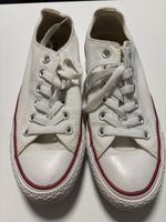 Weisse Converse All Stars, Grösse 37
