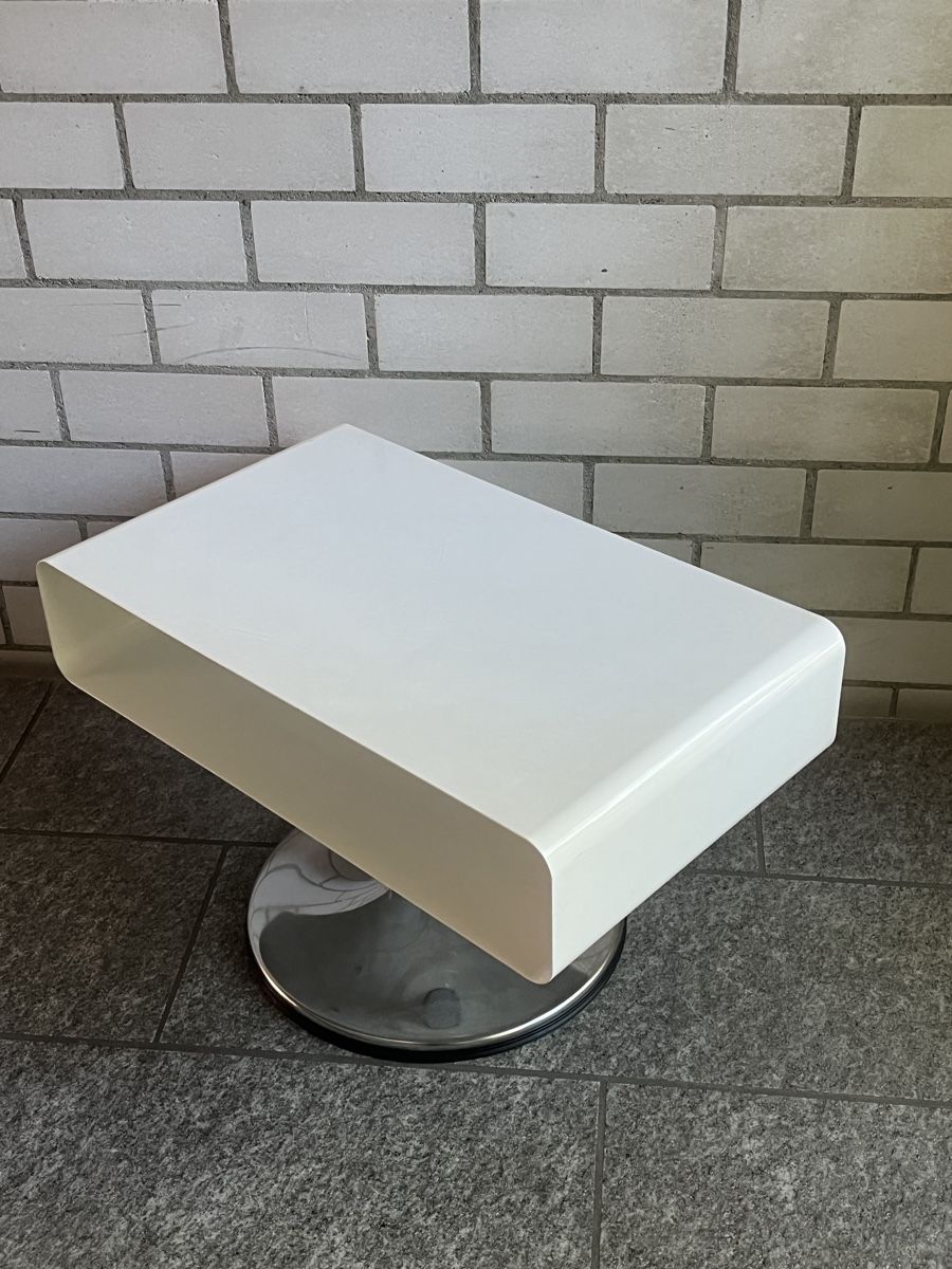 Comodini: Side table white metal chrome – Nuovo (secondo la descrizione) da Zürich venduto da alex_gouveia 1