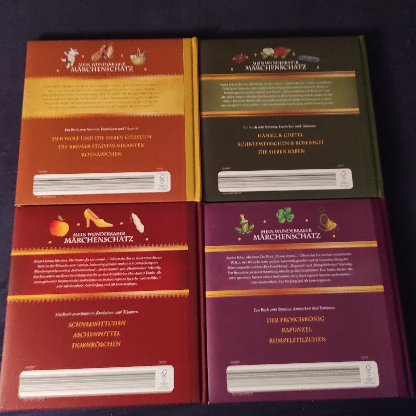 Libri: Märchenbuchsammlung 4er Set Klassiker Märchen Kinderbuch ... – Usato da Münchwilen AG venduto da Choche1 1