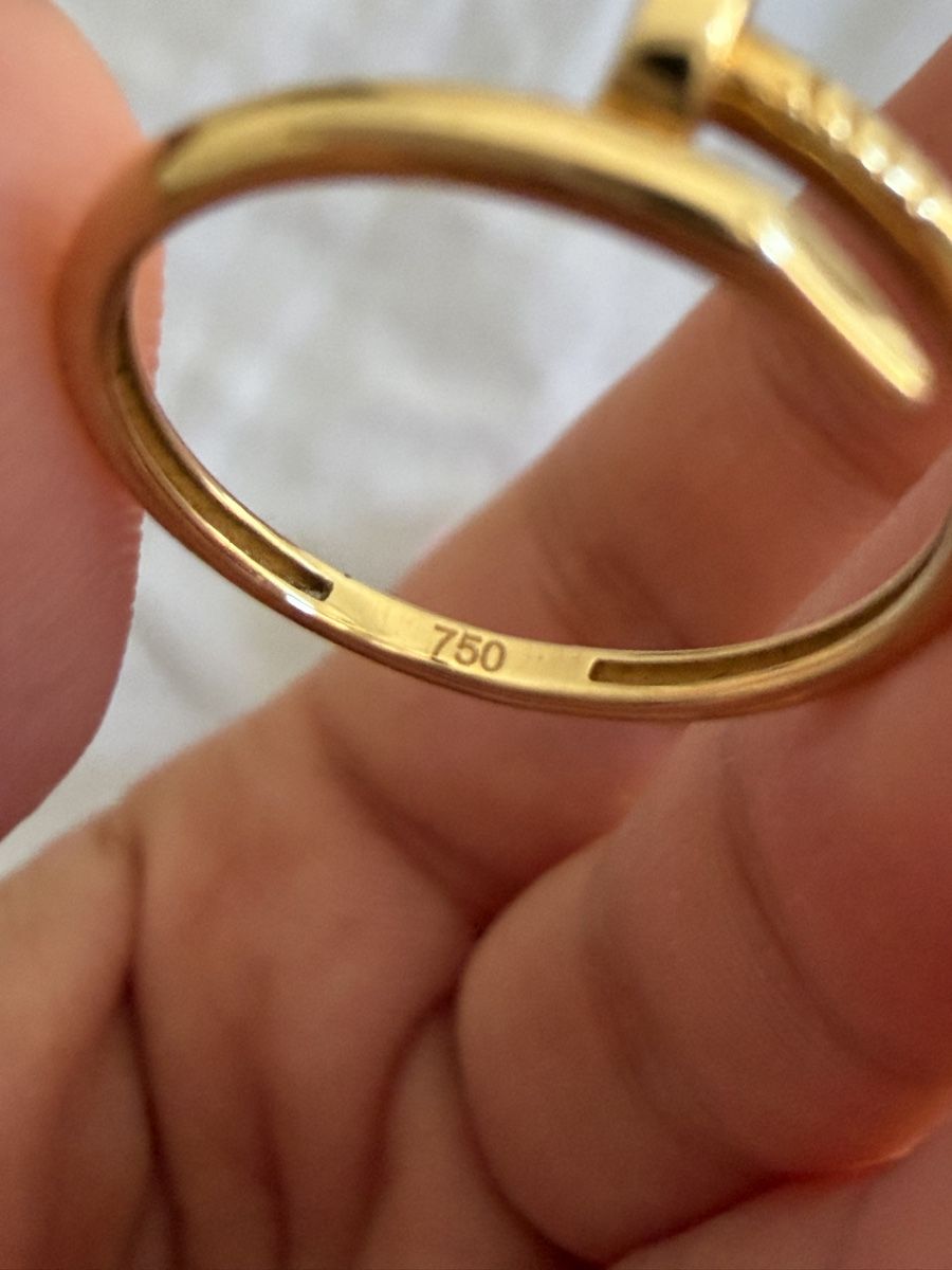 Ringe: Yellow Gold 750 Nail Ring – Neu (gemäss Beschreibung) aus St.Josefen von lop_lh8d 9