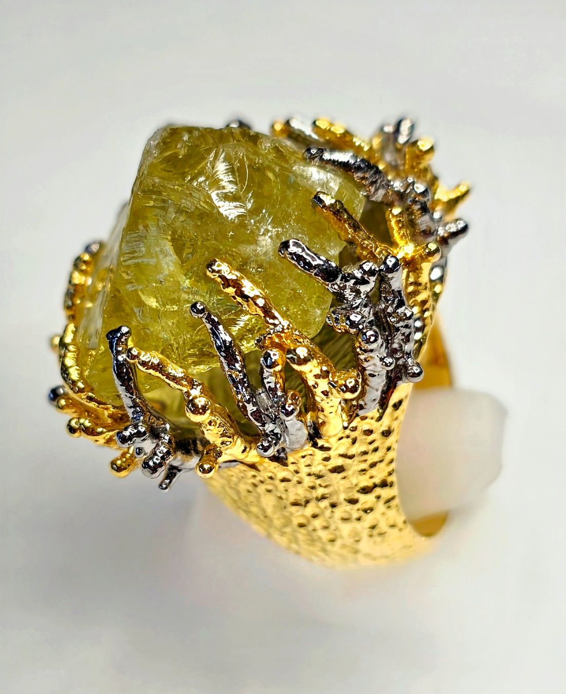 Anelli: Ungeschliffener Peridot Ring – Nuovo (secondo la descrizione) da Zürich venduto da adriben 6