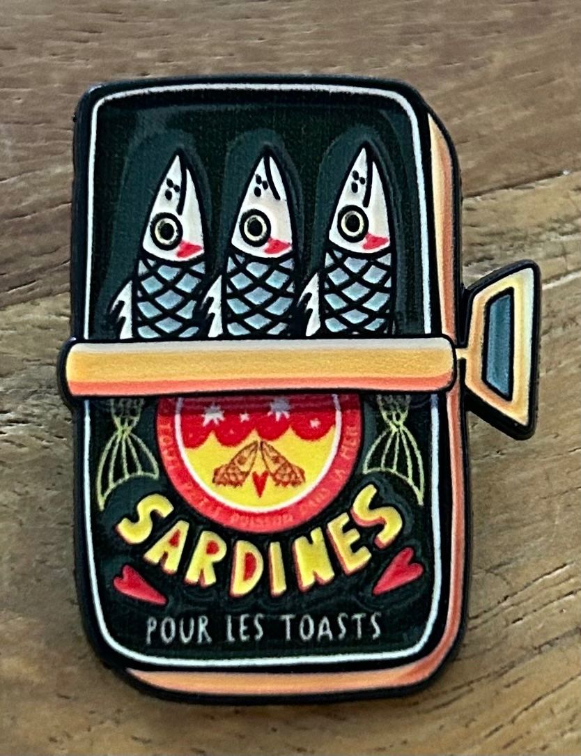 Placchette & Badge: Pin Sardinen – Nuovo e nell'imballaggio originale da Geneve venduto da vane267