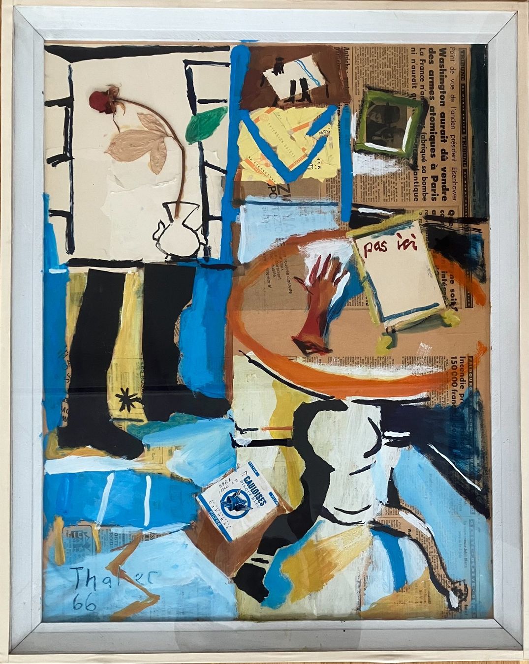 Dipinti: Thaler Werner - "LA ROSE" - 1966 – Usato da Basel venduto da ekaeufer