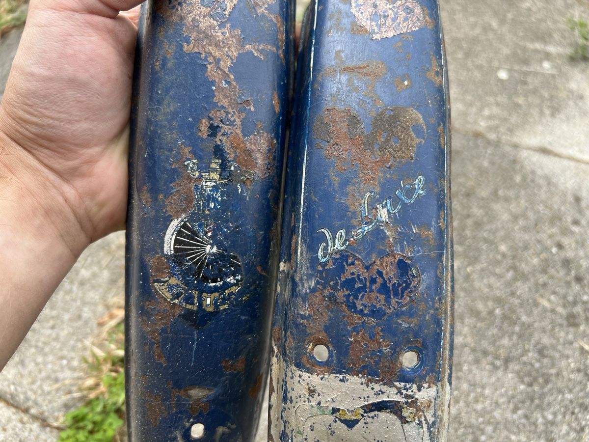 Sachs Pièces pour mobylette: Göricke de Luxe Sachs Mofa Schutzblech Töffli – D'occasion à Theilingen par ovi123 2