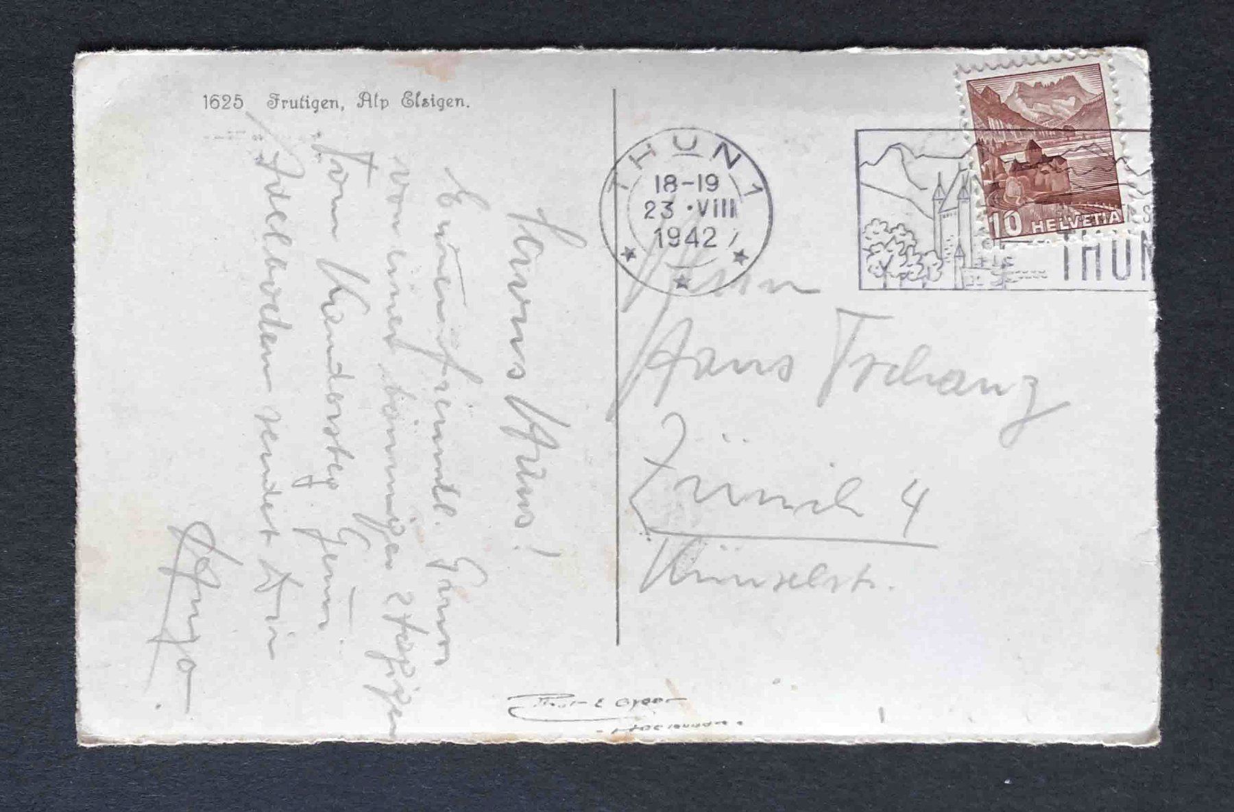 Cartoline postali: AK Frutigen Alp Elsigen – Usato da Goldau venduto da artelier1 1