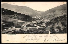 AK Langenbruck /Baselland, Gesamtansicht im Tal