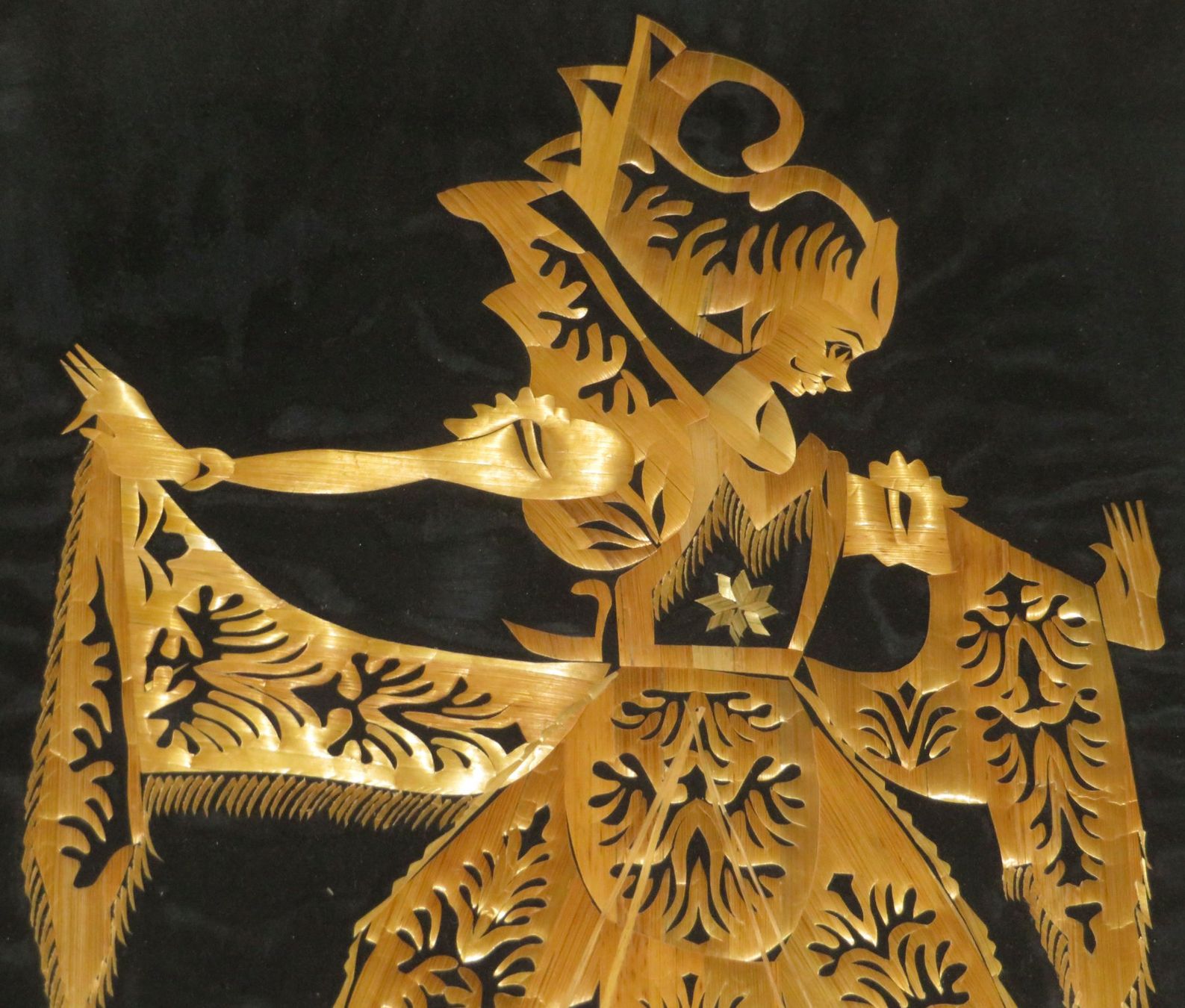 Foto & Immagini: Strohbild Thai-Motiv (II) Tänzer – Usato da Oberriet SG venduto da Manick