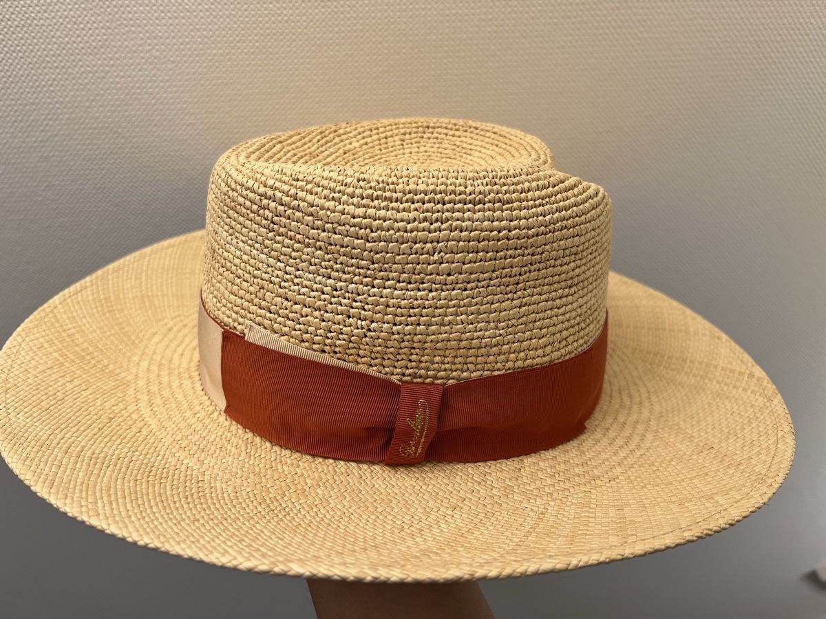 Borsalino Copricapi, berretti & cappellini: Borsalino sunhat fedora- new – Nuovo e nell'imballaggio originale da Corsier GE venduto da Karol_save_planet 1