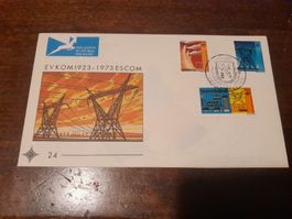 Enveloppe philatélique Afrique du Sud - EVKOM 1923-1973