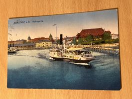 Alte Ansichtskarte Konstanz a.B. Hafenpartie, Top Zustand!
