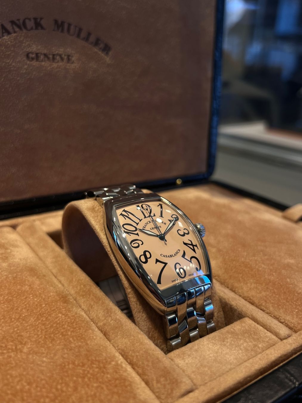 Franck Muller Orologi: Franck Muller Casablanca Salmon Dial NEU – Nuovo e nell'imballaggio originale da Zürich venduto da Centralwatches 1
