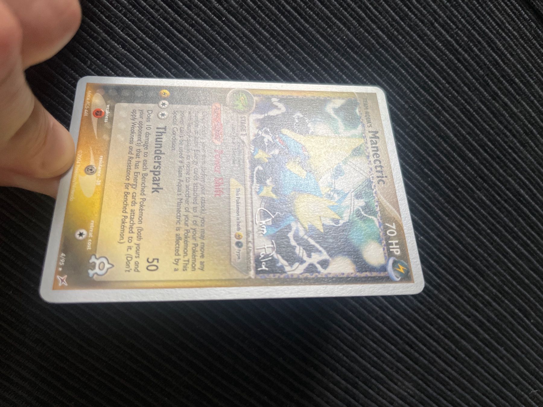 Pokémon Carte collezionabili: Pokemon Manectric Team Aqua Championships 2004 – Usato da Wabern venduto da Collectfun 1