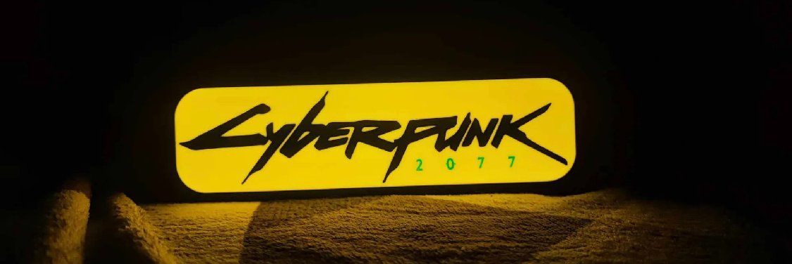 Lampade: Lampe lightbox décoration Cyberpunk 2077 – Nuovo (secondo la descrizione) da Noville venduto da Berlusconi55