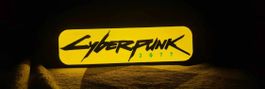 Lampe lightbox décoration Cyberpunk 2077