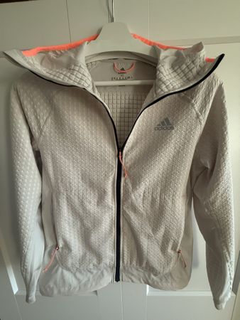 Adidas Laufjacke mit Kapuze beige in  Grösse XS  Neuwertig!