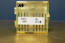 9x Bohrer VHM Dixi, 1,4mm Durchmesser