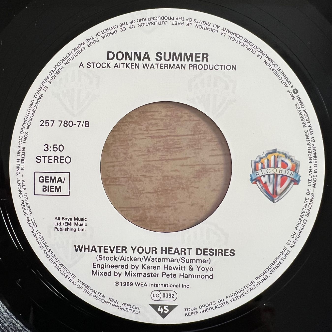 Dischi in vinile: Donna Summer - This Time I Know It's For Real / 1. D 1989 – Usato da Gais venduto da soundcave57 2