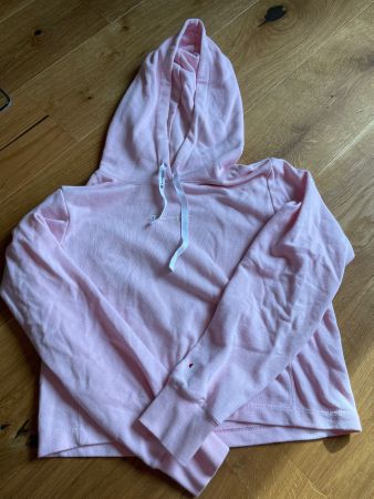 Pulli cropped rosa Champion