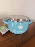 Metalac Kochtopf emailliert 16cm 2.2L neu mit Deckel