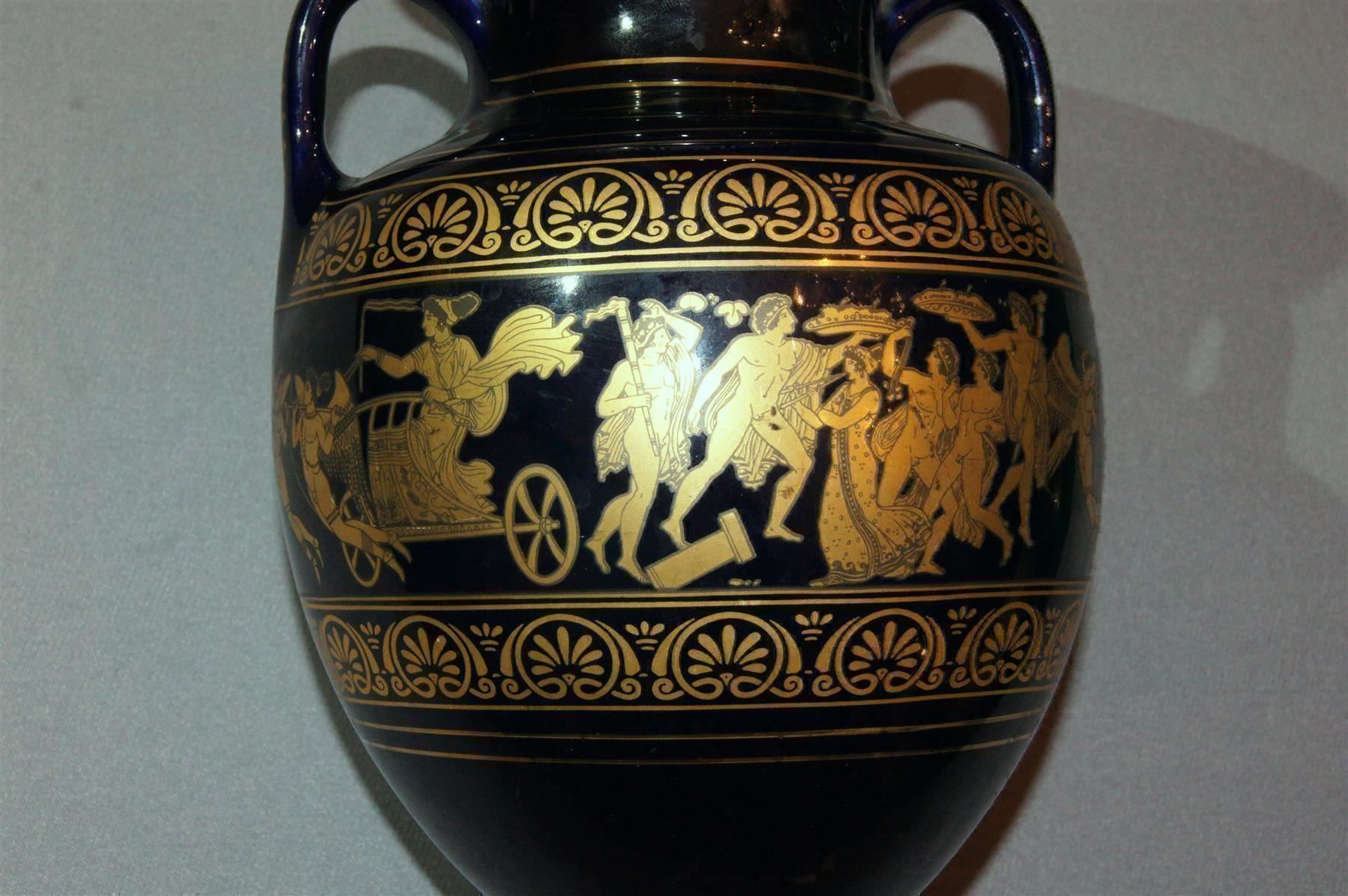 Vasi & Recipienti: Fantastische, grosse, kobaltblaue Amphore/Vase – Usato da Geroldswil venduto da ARTEFACTO 3