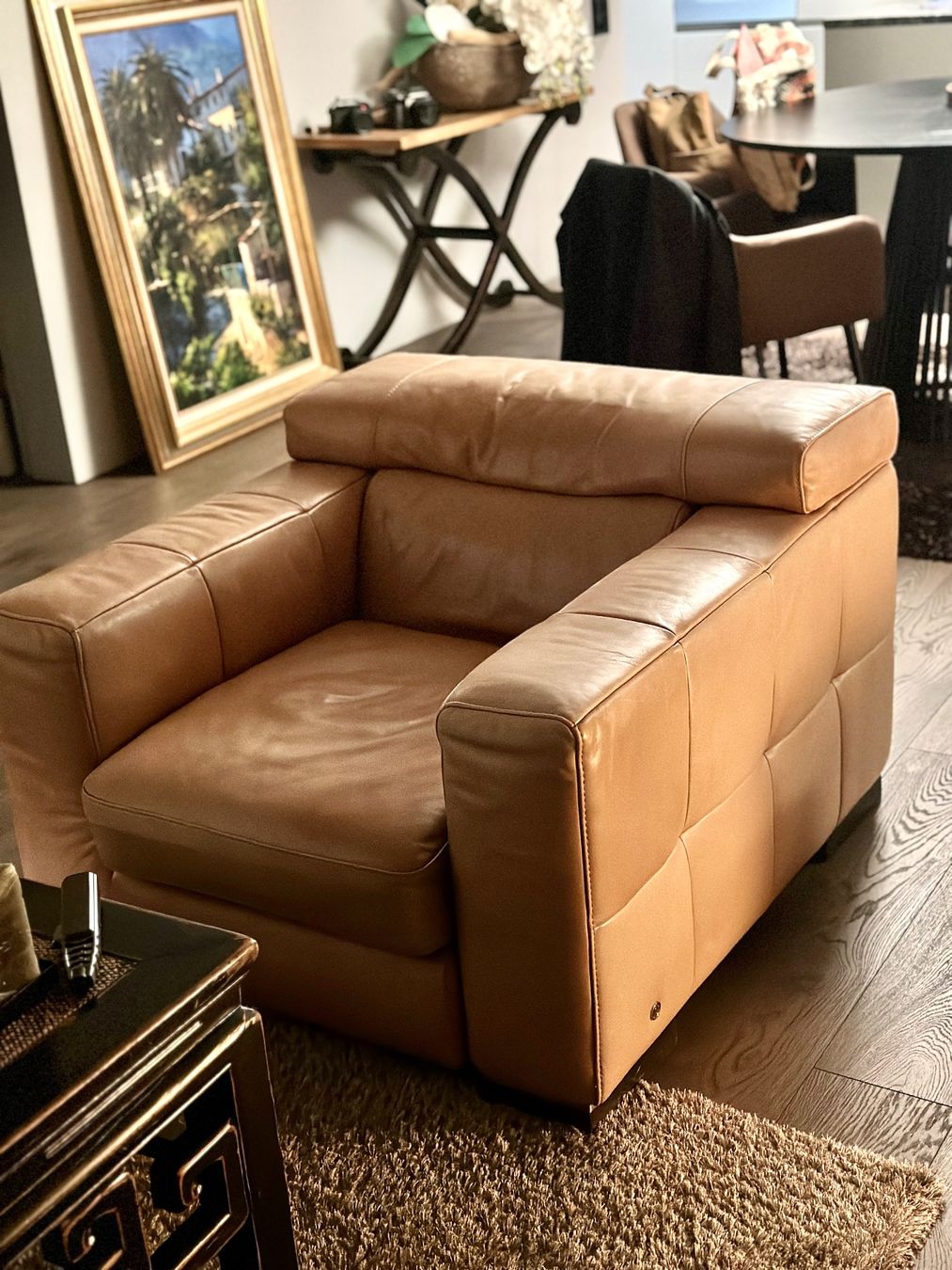 Divani: Natuzzi 2er Sofa plus Sessel - Rindsleder – Usato da Küsnacht ZH venduto da Icon21 3