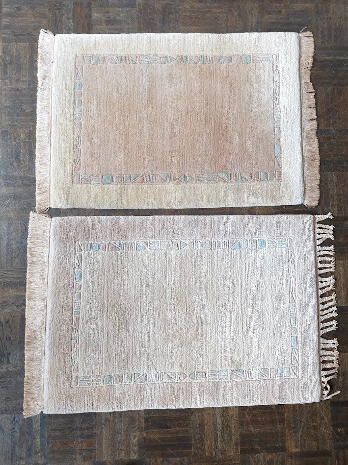 Tappeti: N20 2x Handgeknüpfter Tibeter Orient Teppich hell 63x92cm – Usato da Toffen venduto da Immo-Erben 3