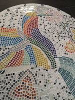 Exklusiver Mosaik-Kunstwerk Kolibri / Handgefertiges Unikat