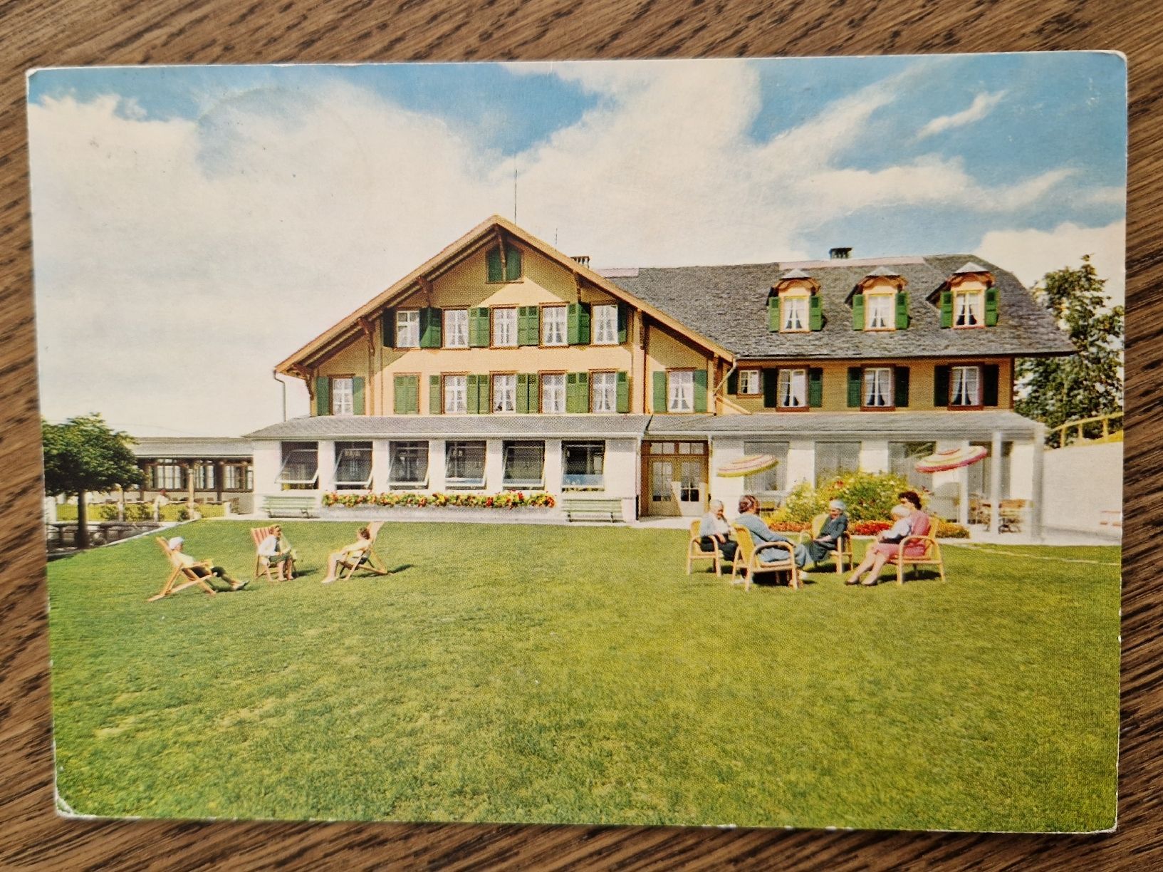 Cartoline postali: Kurhaus Lüdernalp i. E. 1959 – Usato da Ebikon venduto da Donar50