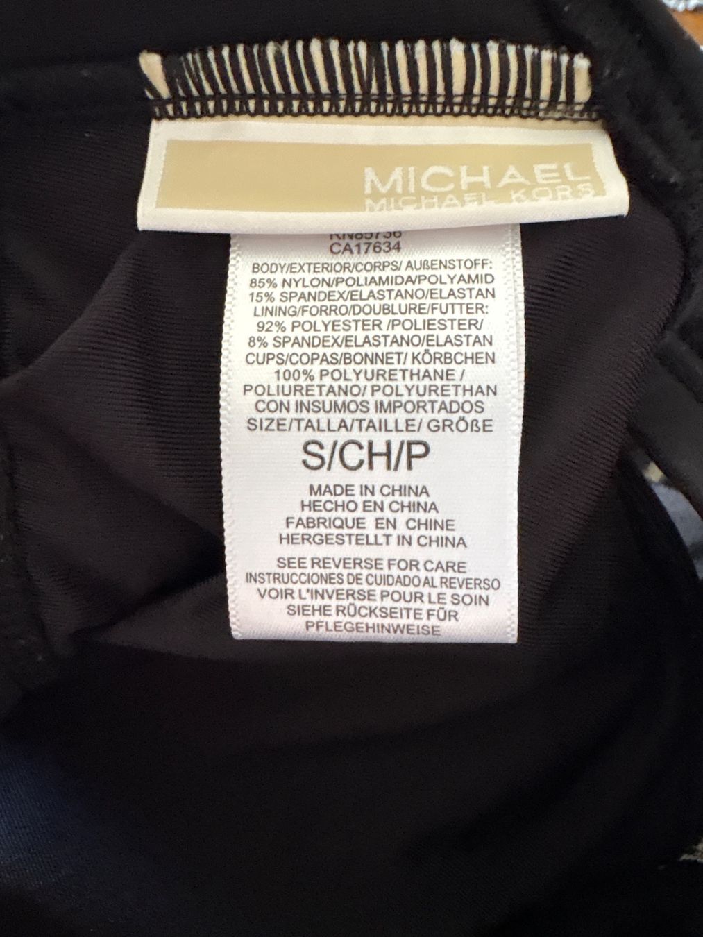 Michael Kors Costumi da bagno & Bikini: Tabou Tankini Top & Michael Kors Bikini Top - schwarz – Usato da Richterswil venduto da ZueriLake2 3