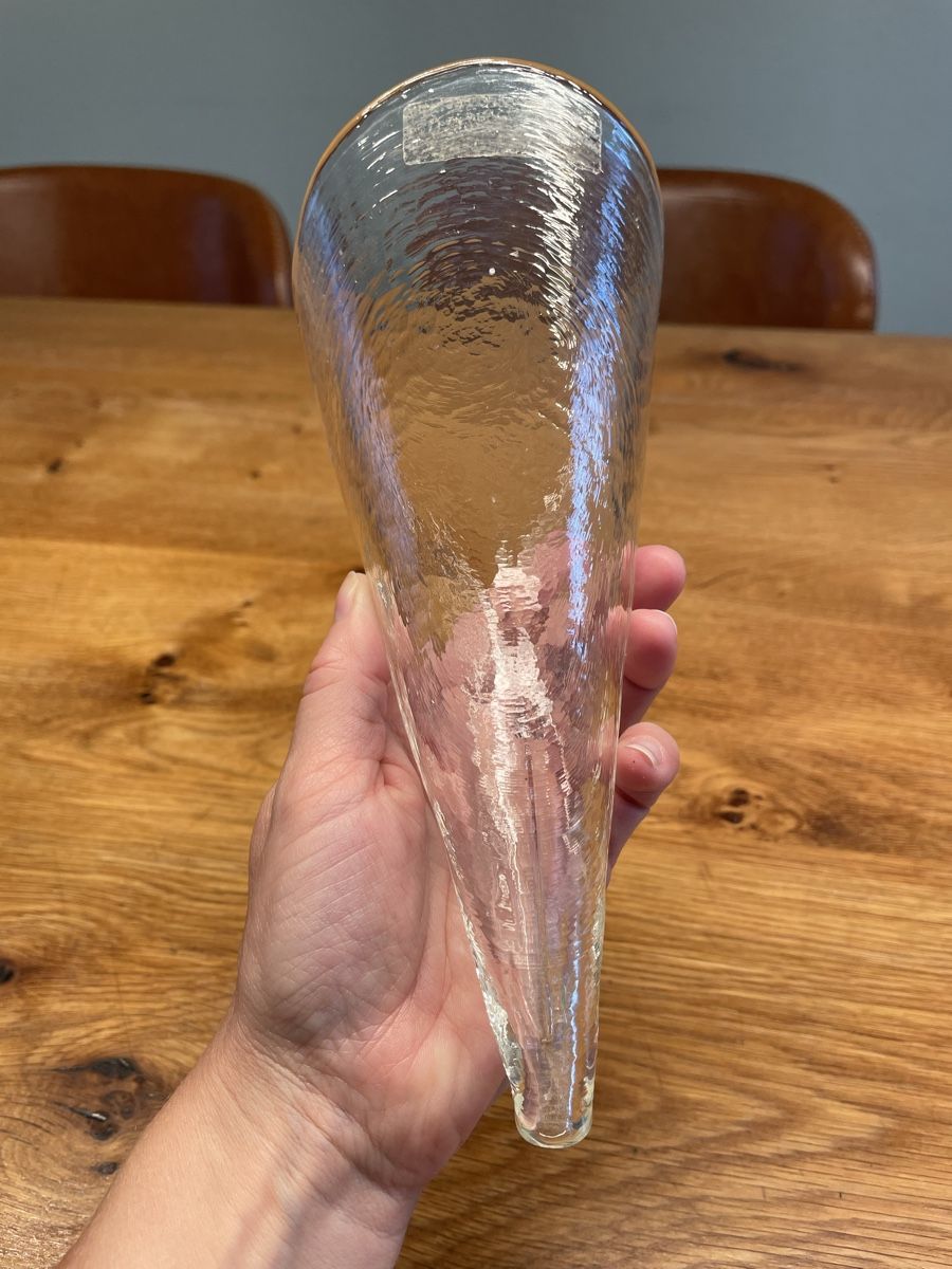 Glasi Hergiswil Schalen: Hergiswiler Glasi Glas Tüte 21cm – Gebraucht aus Niederbüren von poschti 2