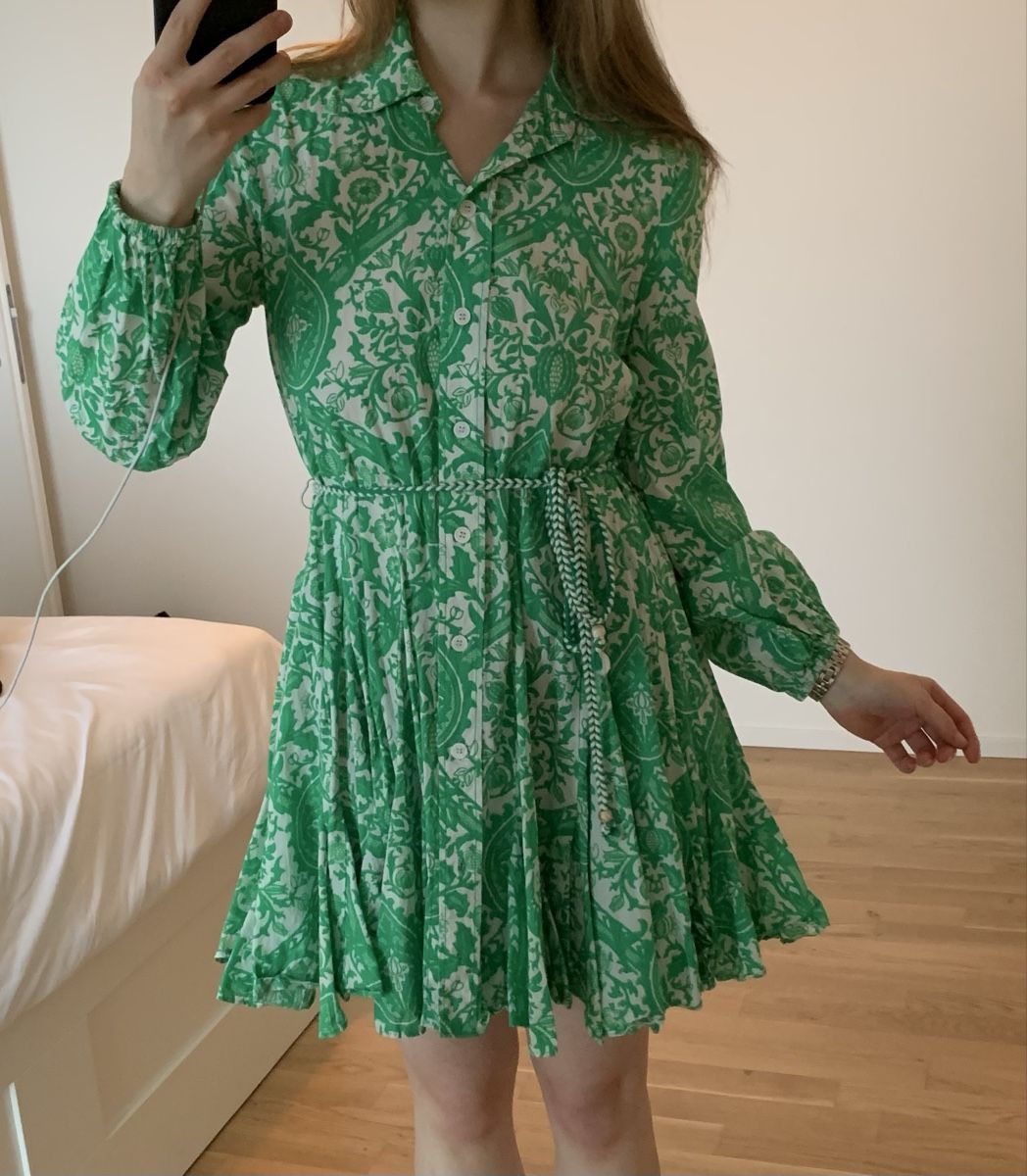 Zara Vestiti: Zara grünes Blusenkleid / Grösse S – Usato da St. Gallen venduto da delideja01