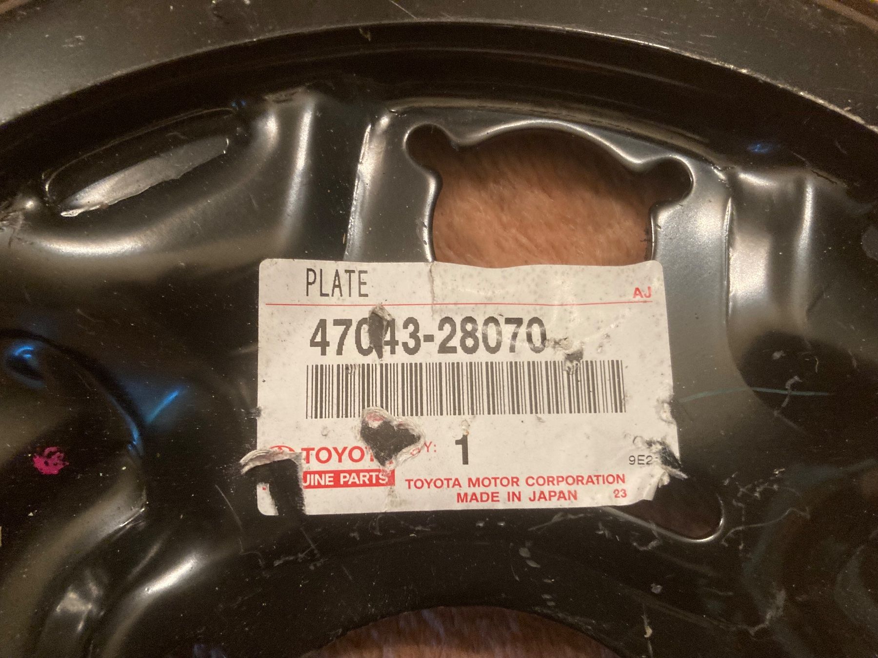 Toyota Tutti pezzi di ricambio auto: Toyota Previa Bremsschild – Nuovo (secondo la descrizione) da Teufen AR venduto da acer08 1