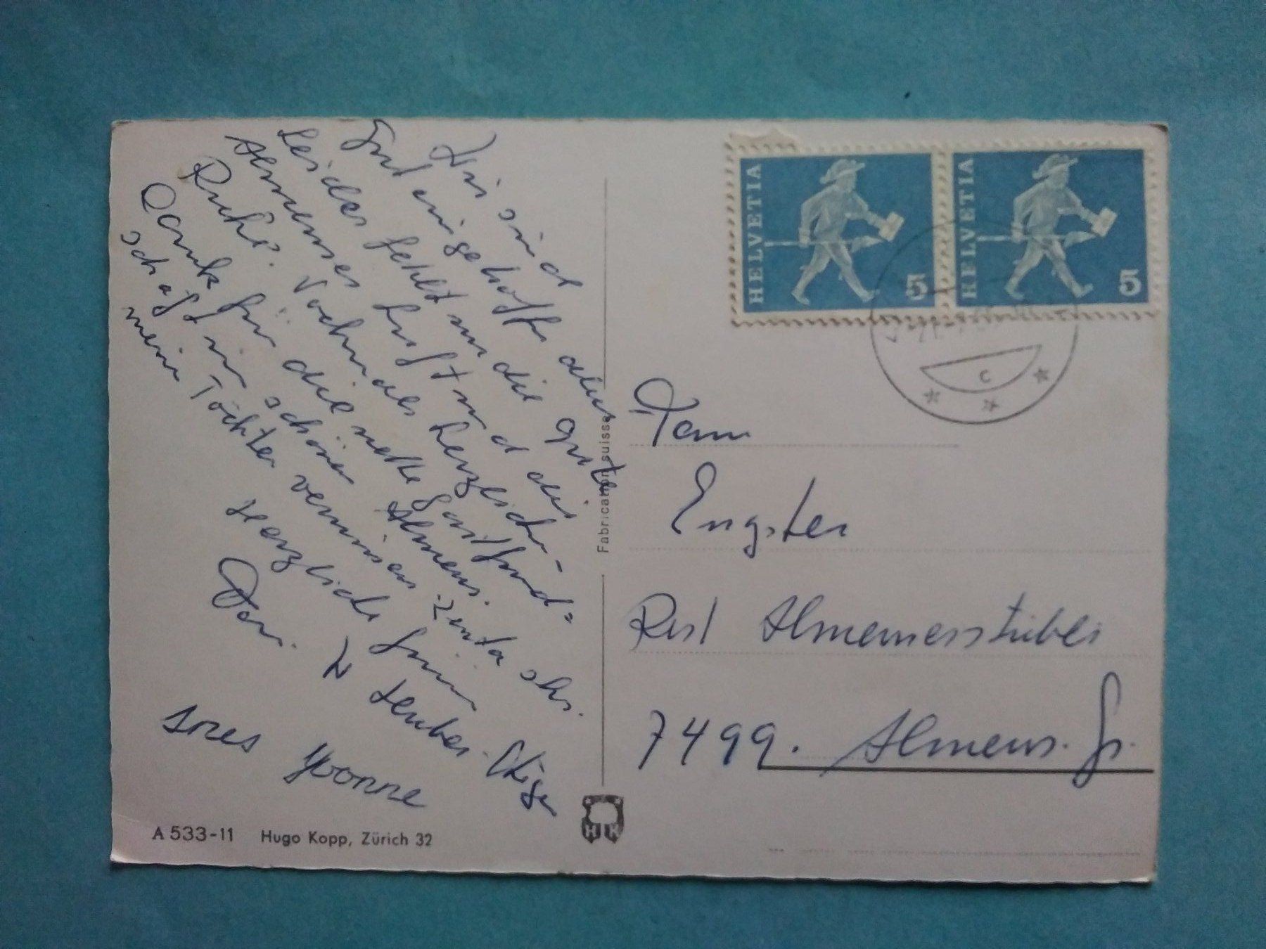 Cartoline postali: BL Aesch Flugaufnahme – Usato da Appenzell venduto da lama19 1