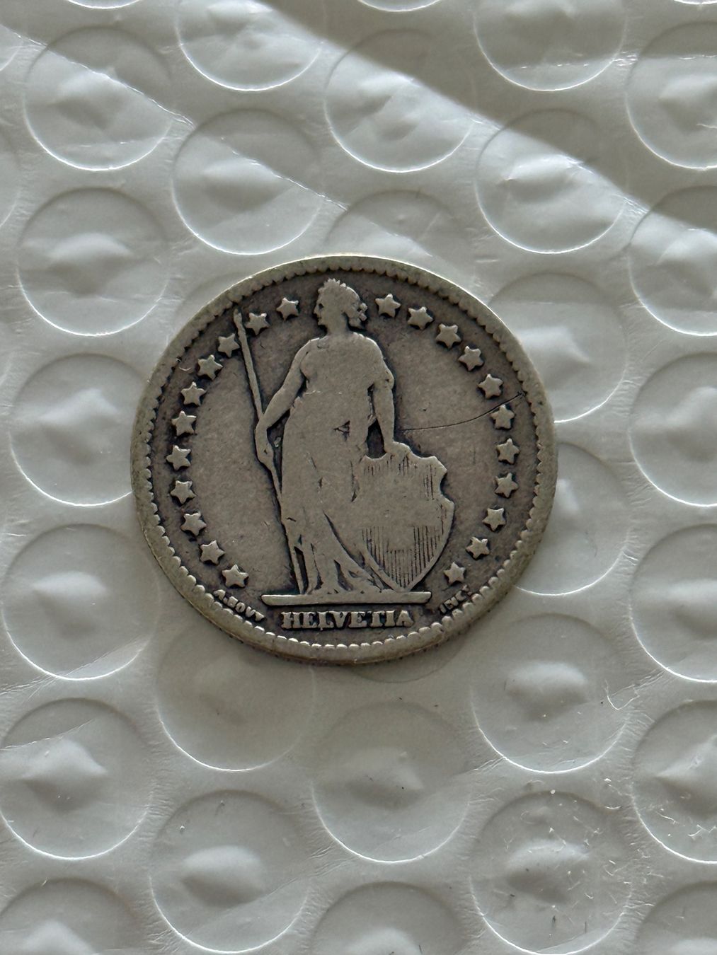 Alle Münzen: 1 Franken 1887  Rar – Gebraucht aus Wallisellen von SWISS_SILVER1 1