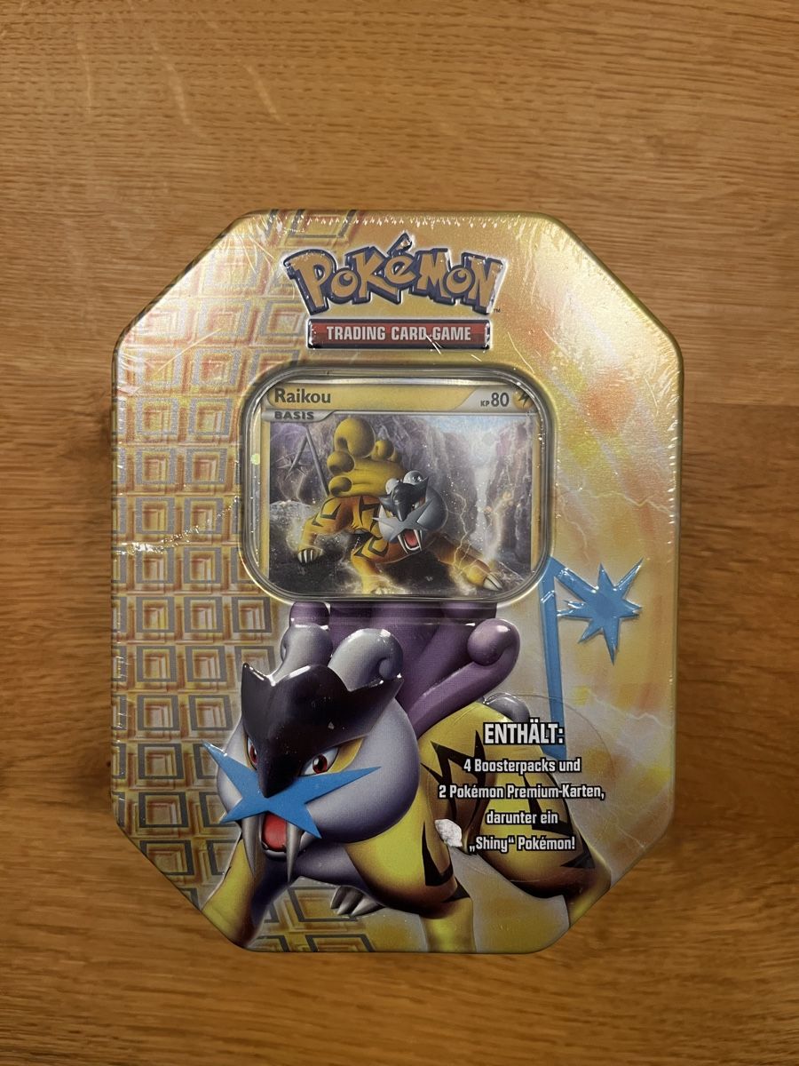 Pokémon Sammelbilder & Trading cards: 2010 Raikou Tin-Box – Neu (gemäss Beschreibung) aus Zürich von noe_h8gd