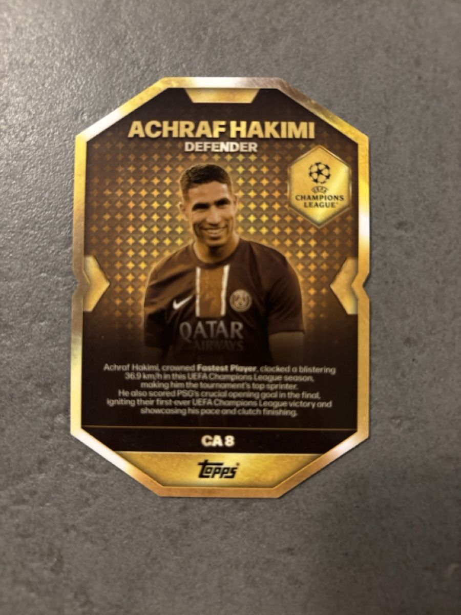 Topps Carte collezionabili: Achraf Hakimi Pro Elite 2025/26 – Usato da Rubigen venduto da ben_zg78 1