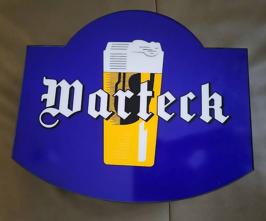 Insegne: Warteck Leuchtschild – Usato da Riehen venduto da harald13