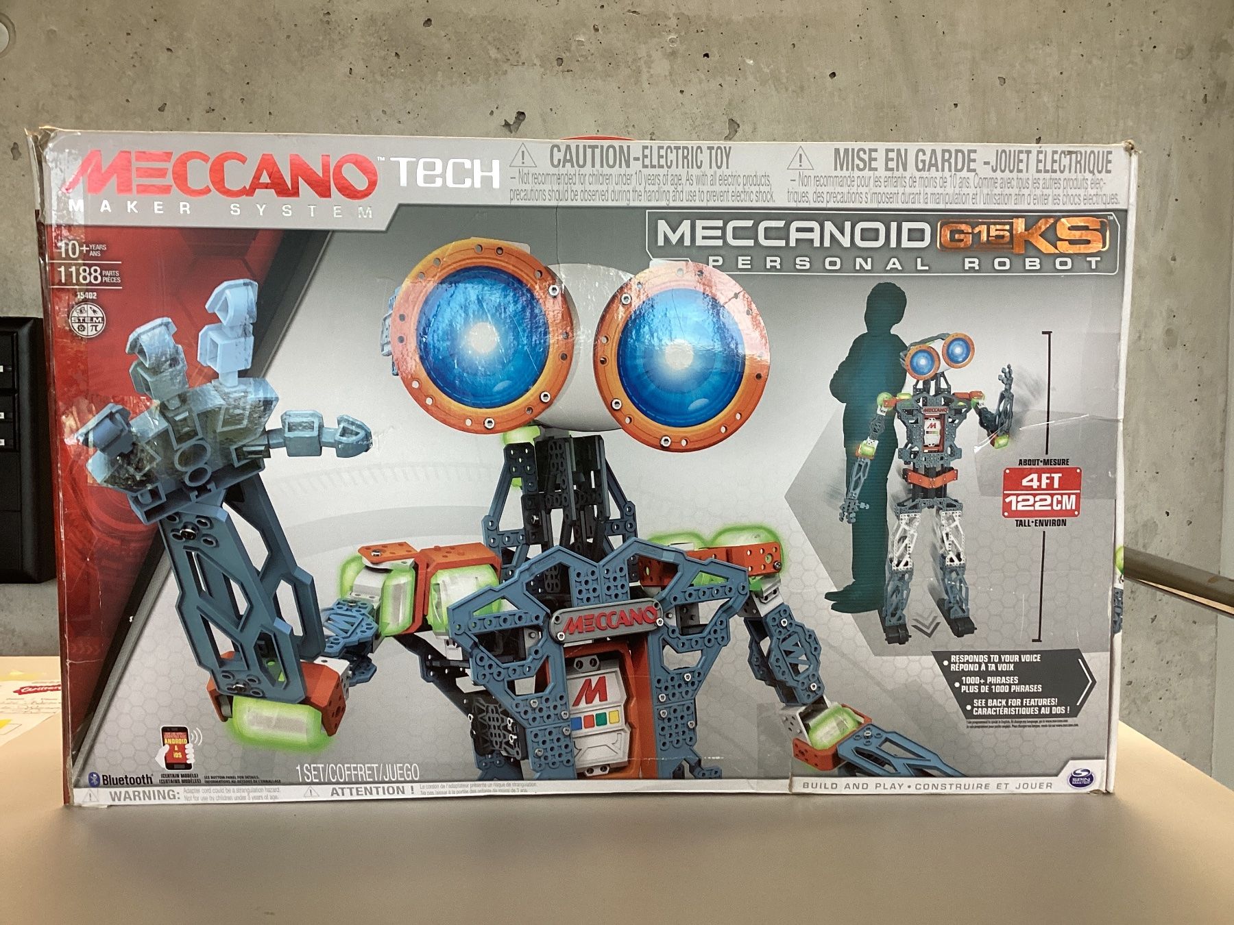 Meccano Spielzeuge: Meccano Meccanoid G15KS Tech Maker System Set–Wiitergäh – Gebraucht aus Zug von GGZatWork 1